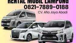 Rental Mobil Paket Supir Harga Murah Bandar Jaya